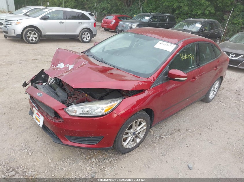 Vin: 1fadp3f24gl207903, lot: 45620191, ford focus se 20162