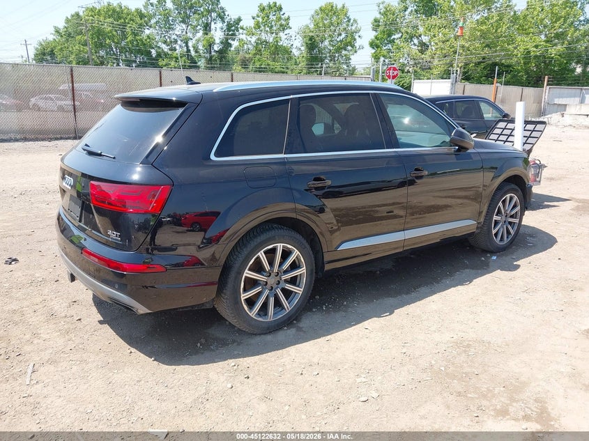 Vin: wa1vaaf72jd020266, lot: 45620248, audi q7 3.0t premium 20184