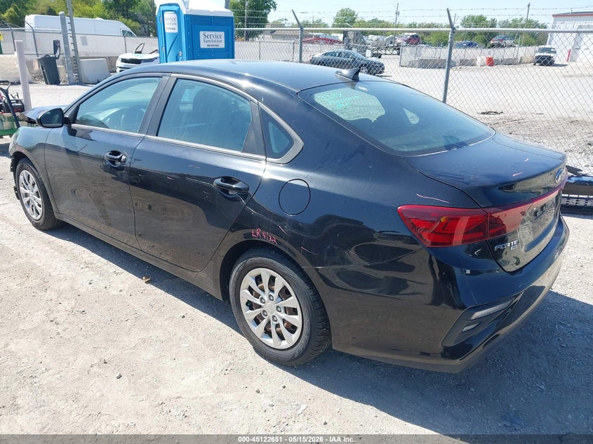 Vin: 3kpf24ad0le183067, lot: 45620267, kia forte fe 20203