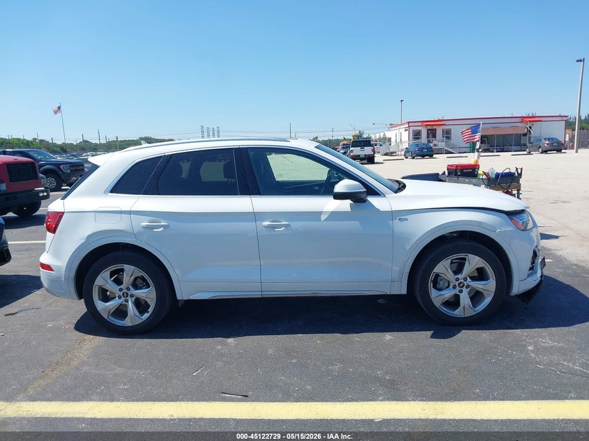 2023 AUDI Q5 SPORT UTILITY VEHICLE 2.0L I-4 DI, DOHC, VVT, TURBO, 261HP