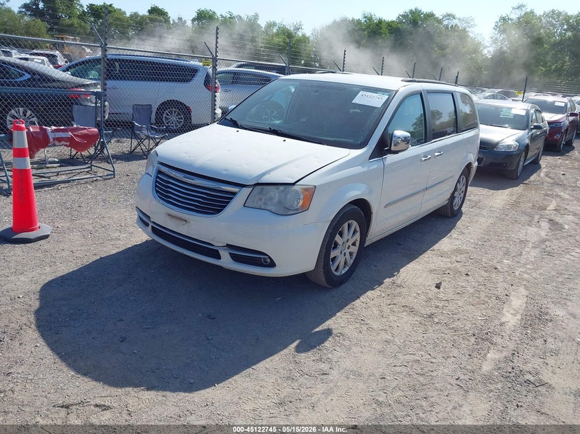 Vin: 2c4rc1cg1cr326834, lot: 45620362, chrysler town & country touring-l 20122