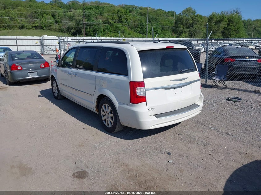 Vin: 2c4rc1cg1cr326834, lot: 45620362, chrysler town & country touring-l 20123