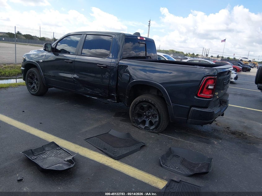 Vin: 1c6srfft6tn187102, lot: 45620399, ram 1500 big horn  4x4 5'7 box 20263