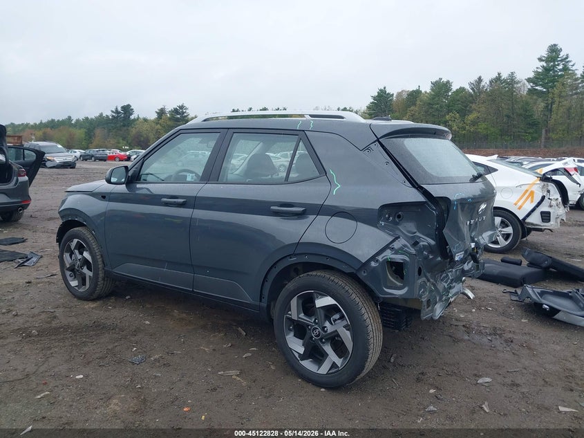Vin: kmhrc8a32tu419174, lot: 45620444, hyundai venue sel 20263