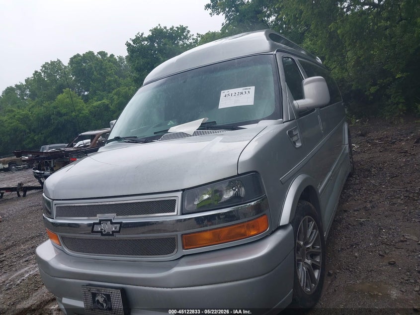 Vin: 1gcwgbfgxj1162655, lot: 45620449, chevrolet express 2500 work van 20182