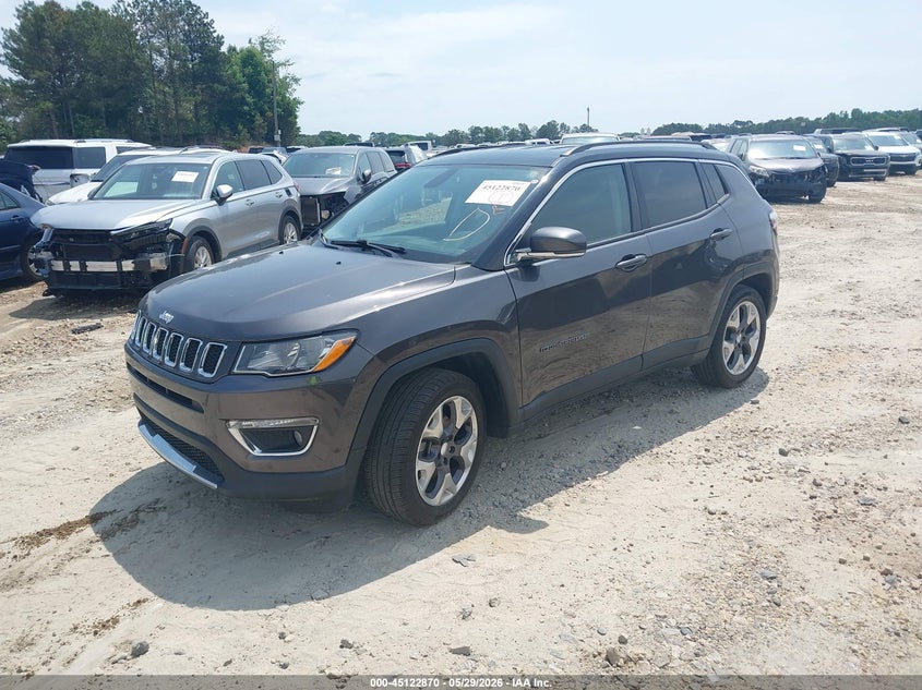 Vin: 3c4njccb5lt211462, lot: 45620486, jeep compass limited fwd 20202