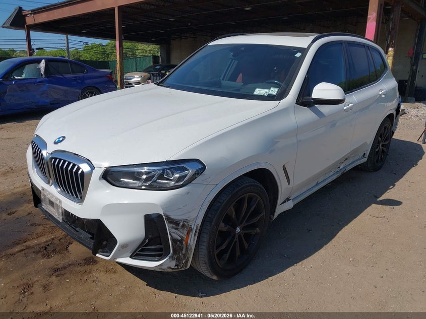 Vin: wbx57dp02rn261969, lot: 45620557, bmw x3 xdrive30i 20242