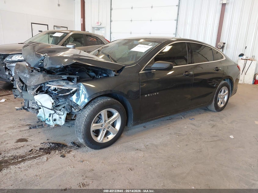 VIN 1G1ZC5ST5MF056627 2021 CHEVROLET MALIBU FWD 1FL
