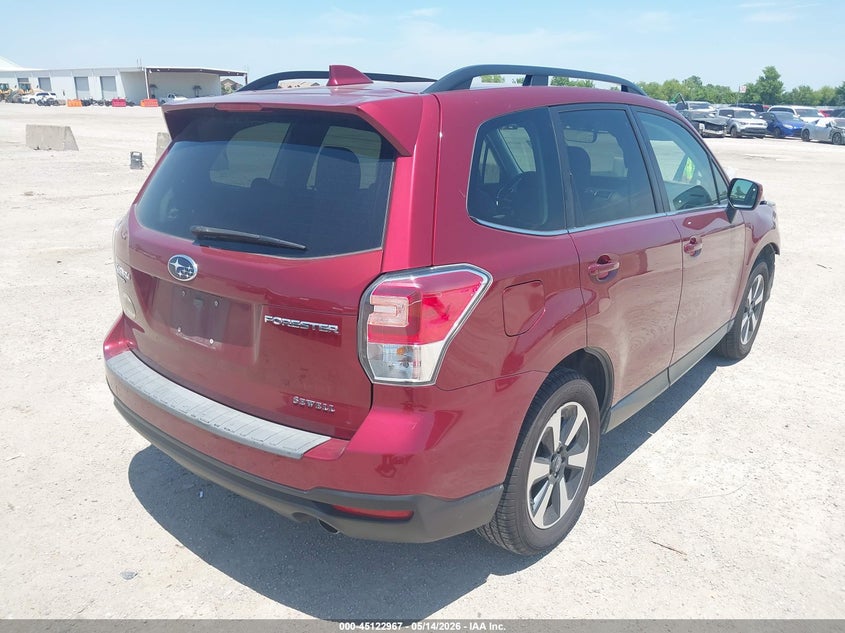 Vin: jf2sjajc9jh577358, lot: 45620583, subaru forester 2.5i limited 20184