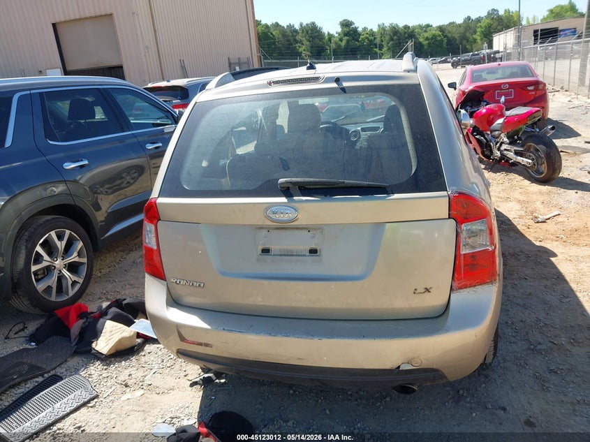 2007 Kia Rondo Lx VIN: KNAFG525477050197 Lot: 45123012