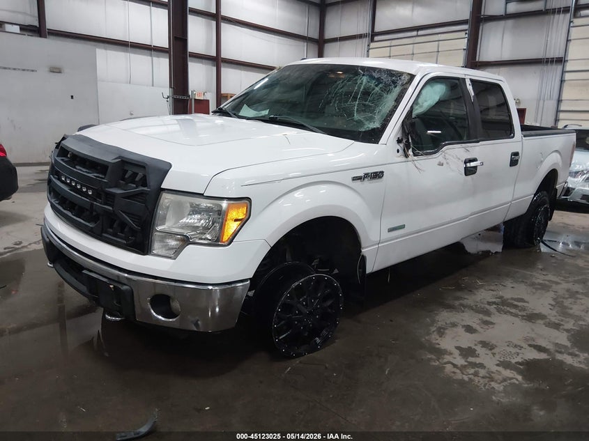 2012 Ford F-150 3.5 Xlt White Lot 111045123025 Vin 1FTFW1ET9CFC35242