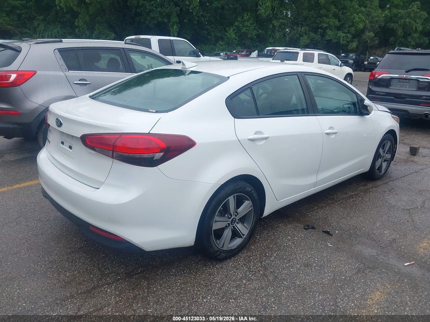 2018 KIA FORTE SEDAN 2.0L I-4 DOHC, VVT, 147HP