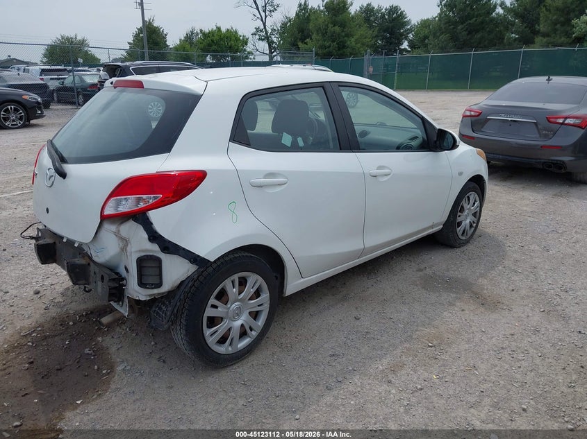 Vin: jm1de1ky8e0174255, lot: 45620728, mazda mazda2 sport 20144