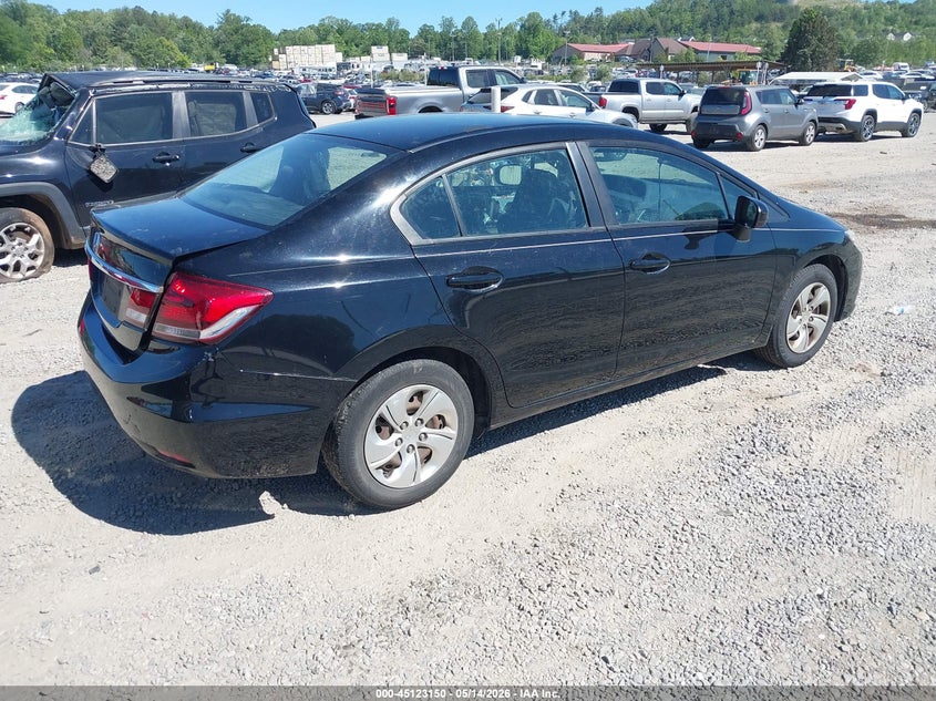 2015 HONDA CIVIC SEDAN 1.8L I-4 VVT, 143HP