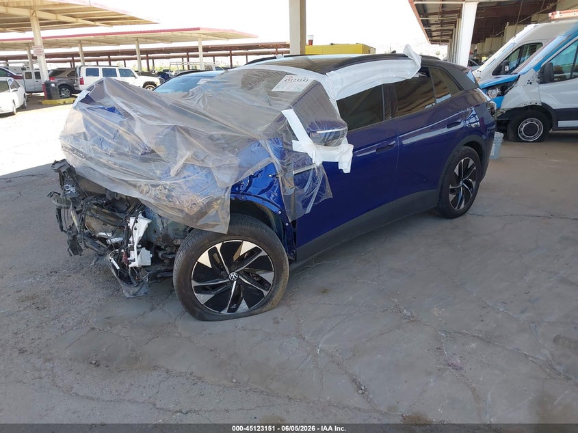 Vin: wvgtmpe21mp032629, lot: 45620767, volkswagen id.4 pro s 20212