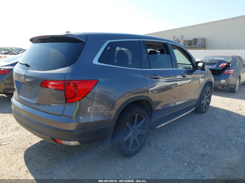 Vin: 5fnyf5h68hb036345, lot: 45620832, honda pilot ex-l 20174
