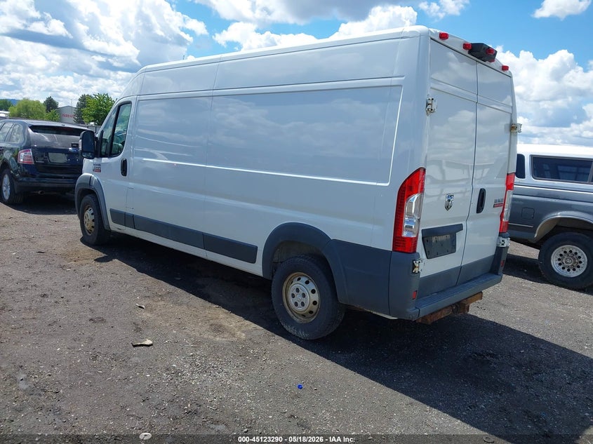 Vin: 3c6urvhg2ee118319, lot: 45620906, ram promaster 3500 high roof 20143