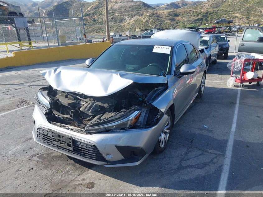 2HGFE2F25NH584402 2022 Honda Civic Lx photo 1