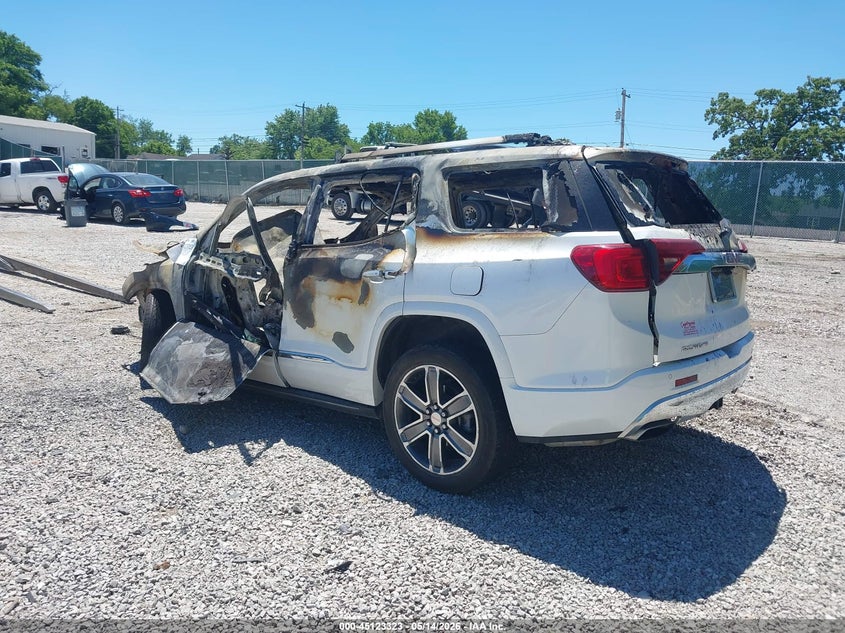 Vin: 1gkknpls2jz123705, lot: 45620939, gmc acadia denali 20183