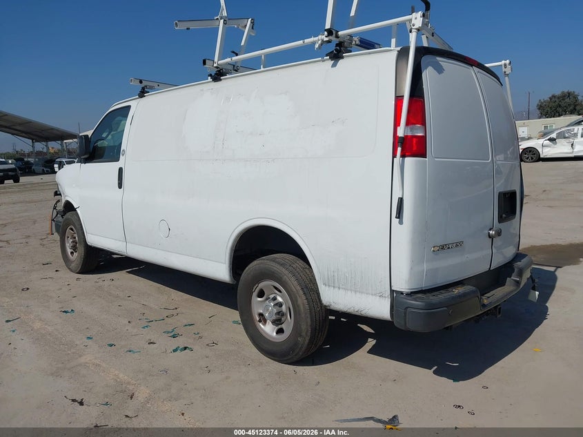 Vin: 1gcwgafp1p1145584, lot: 45620991, chevrolet express cargo rwd 2500 regular wheelbase wt 20233