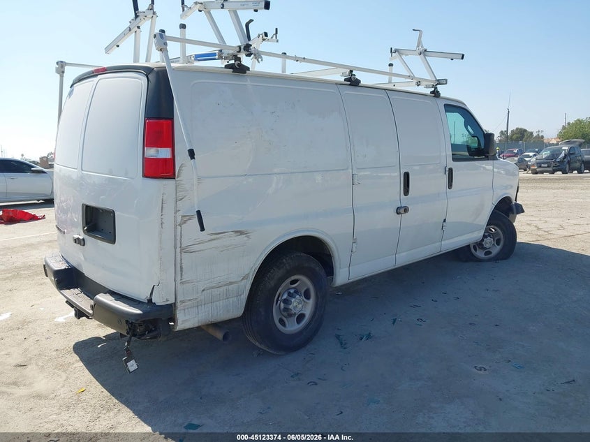 Vin: 1gcwgafp1p1145584, lot: 45620991, chevrolet express cargo rwd 2500 regular wheelbase wt 20234