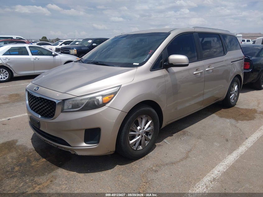 2016 KIA SEDONA auction photo 2