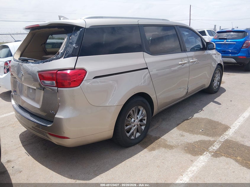 2016 KIA SEDONA auction photo 4