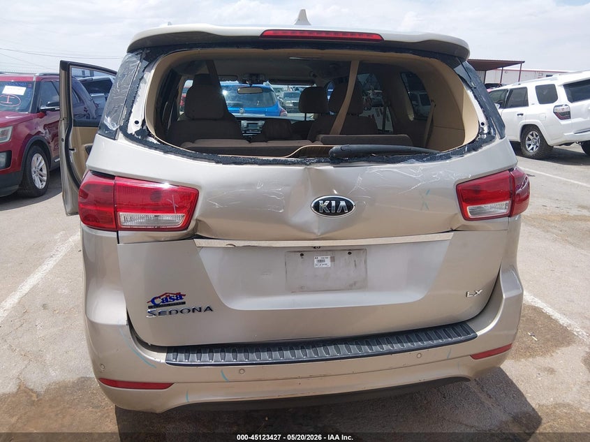 2016 KIA SEDONA auction photo 6