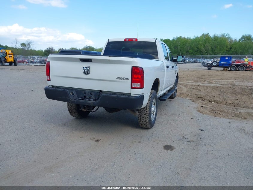 Vin: 3c6tr5ct3jg306698, lot: 45621076, ram 2500 tradesman  4x4 6'4 box 20184