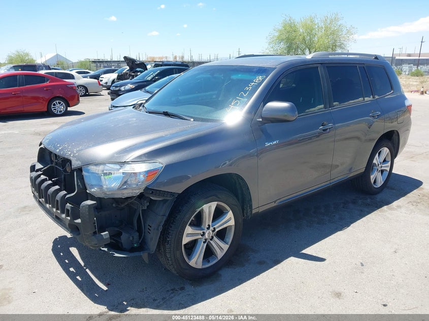 2008 TOYOTA HIGHLANDER SPORT UTILITY VEHICLE 3.5L V-6 DOHC, VVT, 270HP