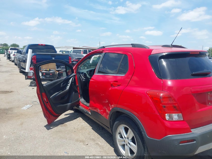 Vin: kl7cjlsb0gb663655, lot: 45621277, chevrolet trax lt 20163