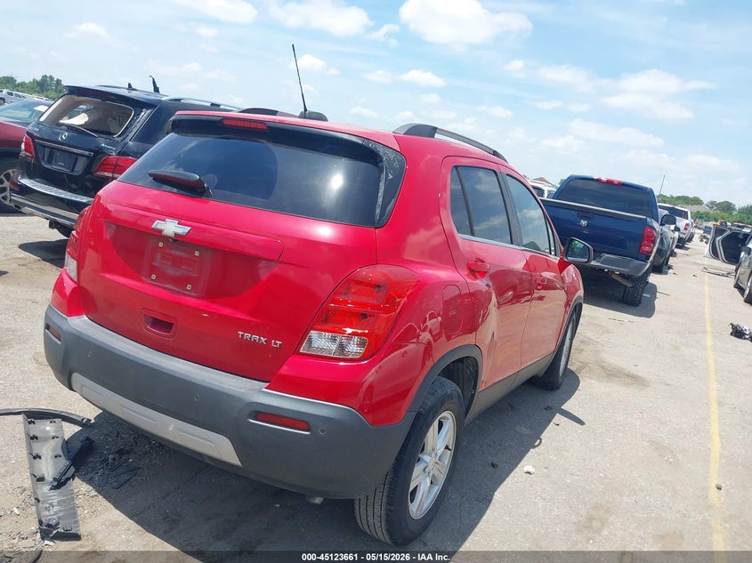Vin: kl7cjlsb0gb663655, lot: 45621277, chevrolet trax lt 20164
