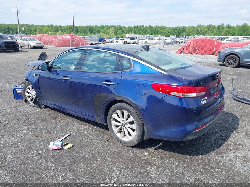 Vin: 5xxgu4l32hg142408, lot: 45621288, kia optima ex 20173