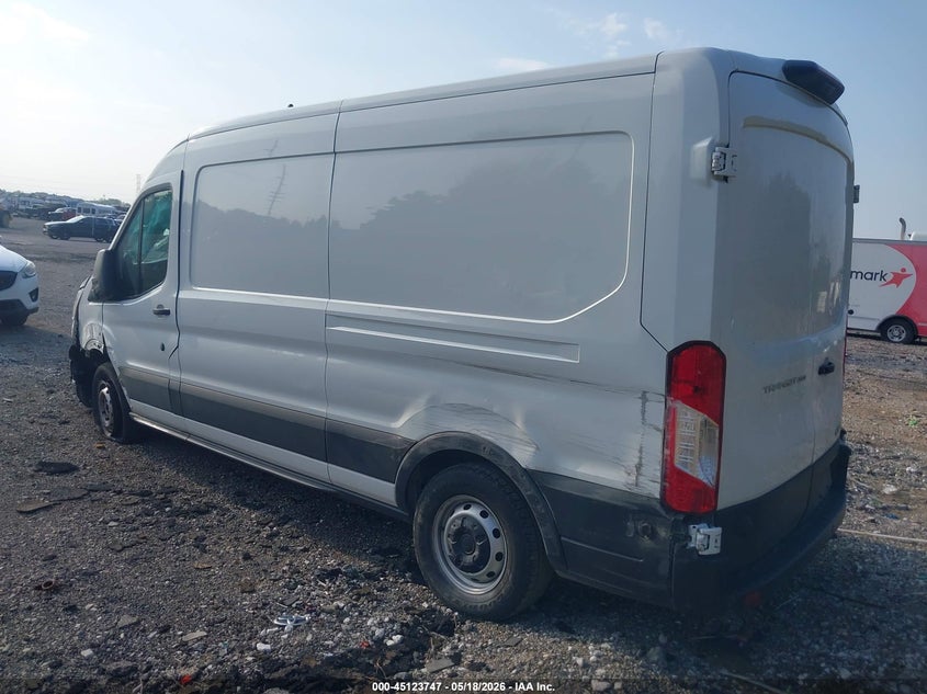 Vin: 1ftbr1c88pkb78579, lot: 45621363, ford transit-250 cargo van 20233