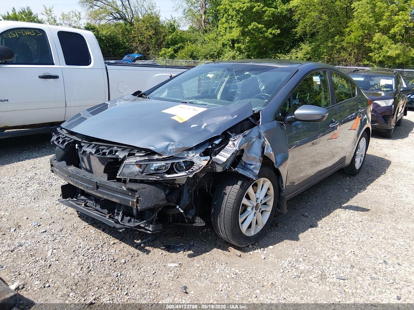 Vin: 3kpfl4a78he160098, lot: 45621402, kia forte s 20172