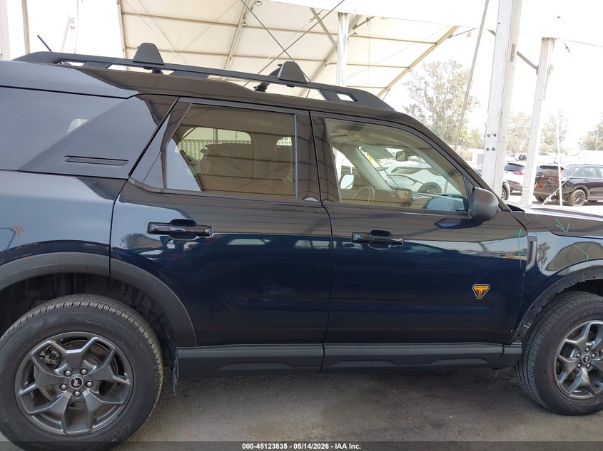 2021 Ford Bronco Sport Badlands VIN: 3FMCR9D90MRA33274 Lot: 45123835