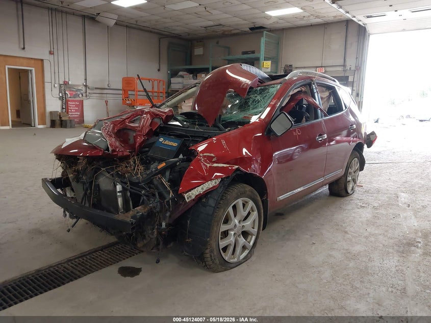 Vin: jn8as5mv0cw408490, lot: 45621623, nissan rogue sv w/sl pkg 20122