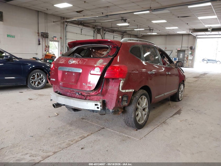 Vin: jn8as5mv0cw408490, lot: 45621623, nissan rogue sv w/sl pkg 20124