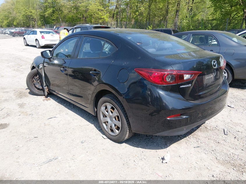 Vin: jm1bm1t73e1138516, lot: 45621627, mazda mazda3 i sv 20143