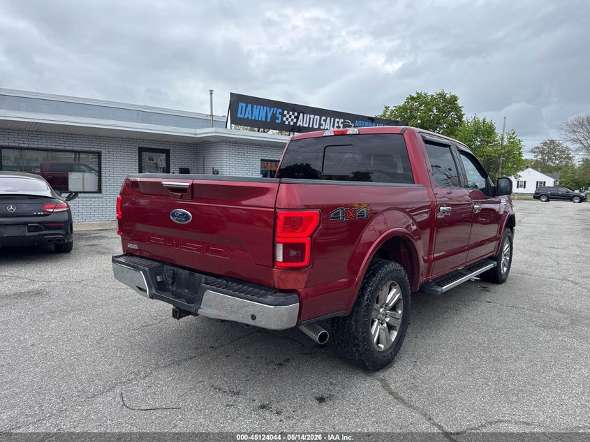Vin: 1ftew1e58jfb20593, lot: 45621660, ford f-150 lariat 20184