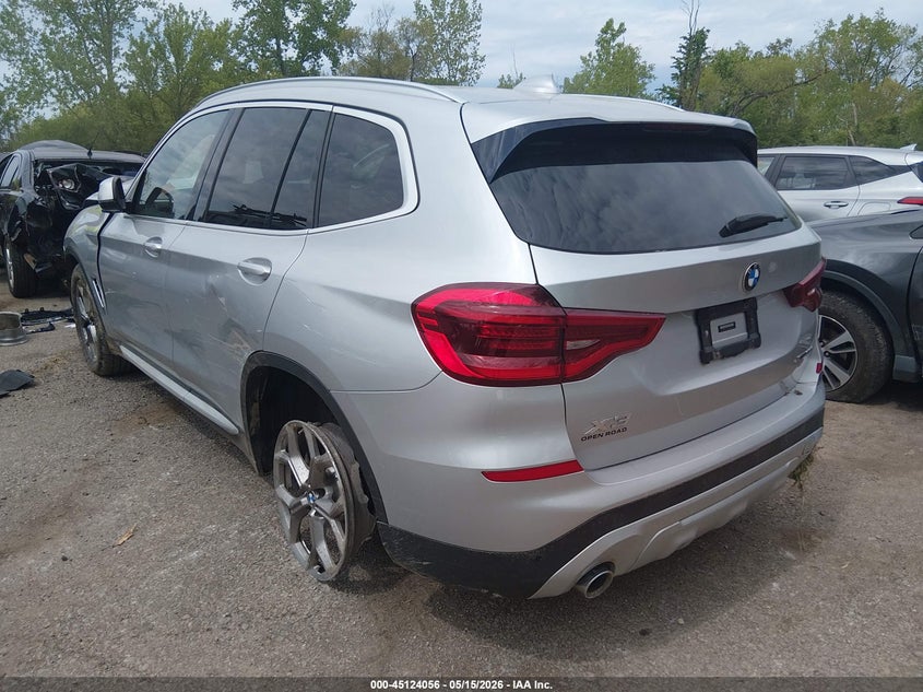 Vin: 5uxty5c02m9f40158, lot: 45621672, bmw x3 xdrive30i 20213