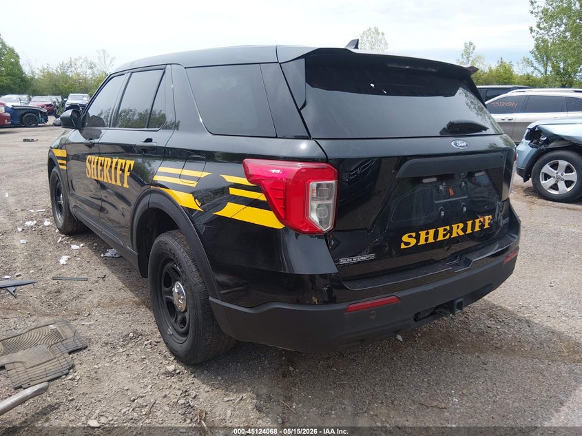 Vin: 1fm5k8ab0rga51321, lot: 45621684, ford police interceptor utility 20243