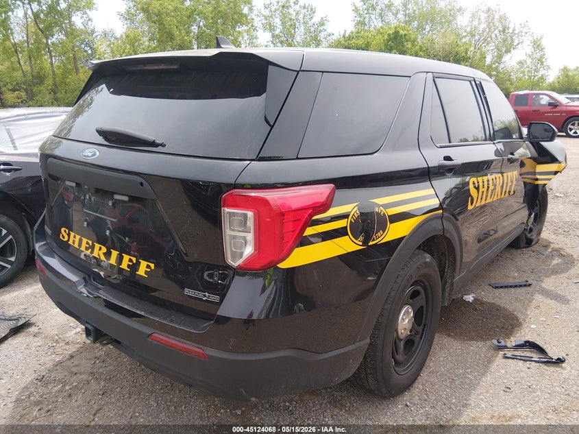 Vin: 1fm5k8ab0rga51321, lot: 45621684, ford police interceptor utility 20244