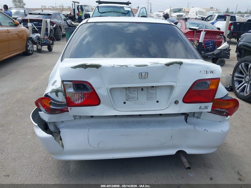 1999 Honda Civic Lx VIN: 2HGEJ667XXH534978 Lot: 45124088