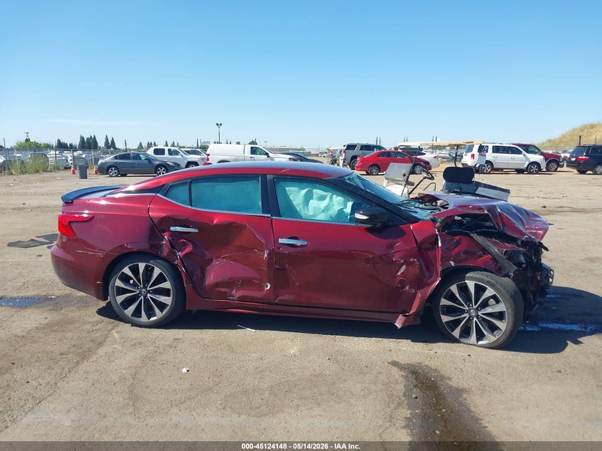 2016 NISSAN MAXIMA SEDAN 3.5L V-6 DOHC, VVT, 300HP