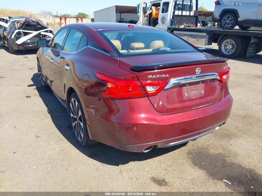 Vin: 1n4aa6ap0gc437611, lot: 45621764, nissan maxima 3.5 sr 20163