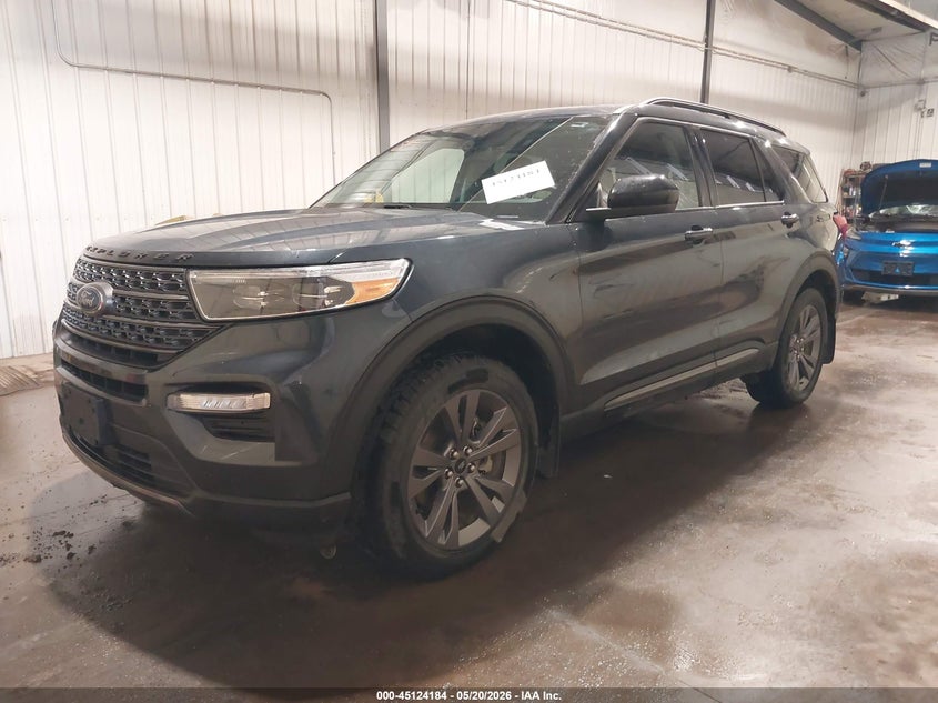 Vin: 1fmsk8dh6nga07708, lot: 45621800, ford explorer xlt 20222