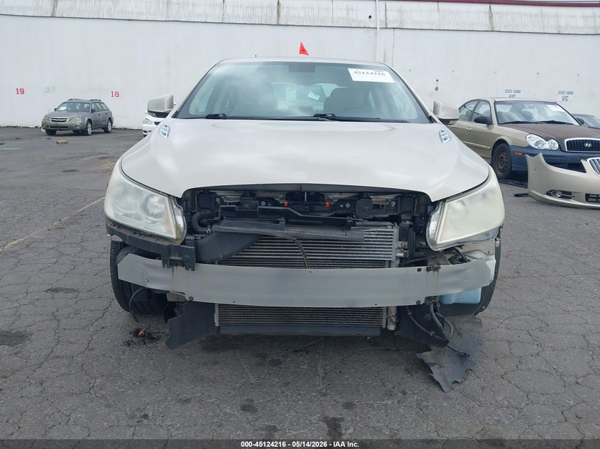 2012 Buick Lacrosse 2.4 Lacrosse Premium 1 Group gold Lot 111045124216 Vin 1G4GD5ER3CF293199