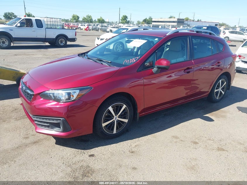 Vin: 4s3gtav65l3704643, lot: 45621928, subaru impreza premium 5-door 20202