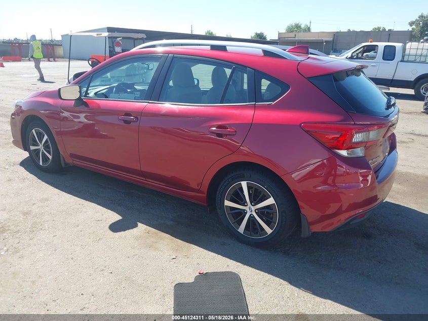 Vin: 4s3gtav65l3704643, lot: 45621928, subaru impreza premium 5-door 20203